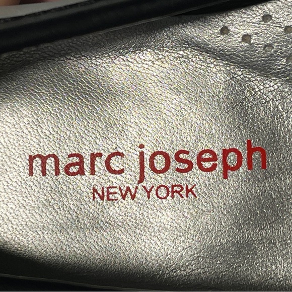 Marc Joseph Zebra Pattern Black and White Loafers - Picture 6 of 6